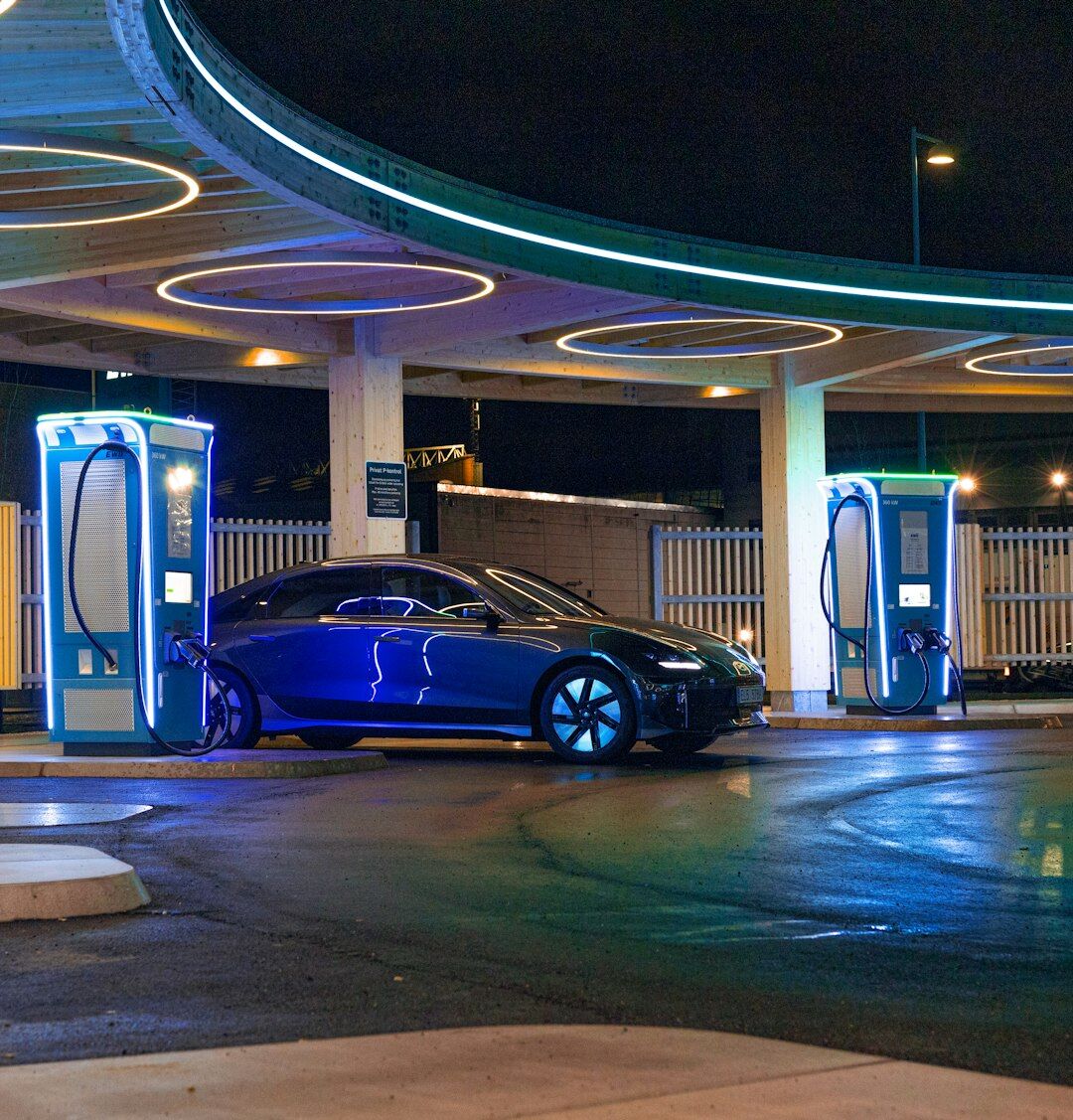 electric car charging station