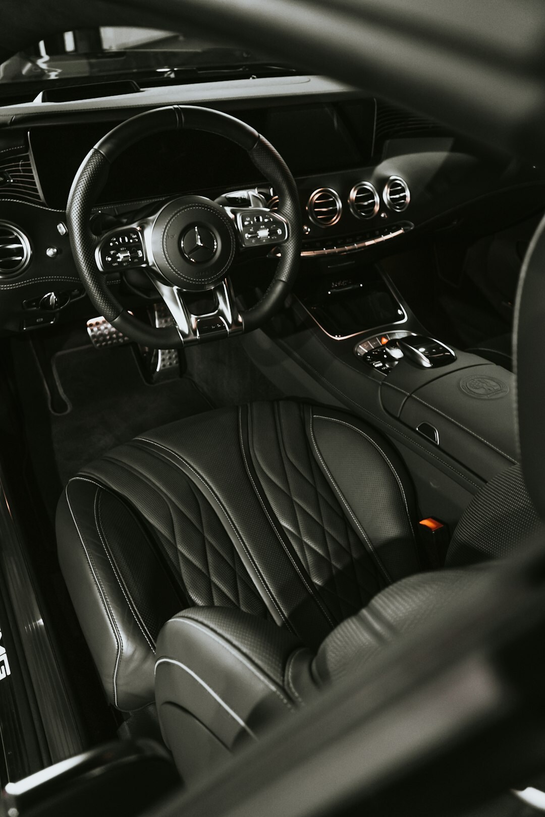 luxury car interior